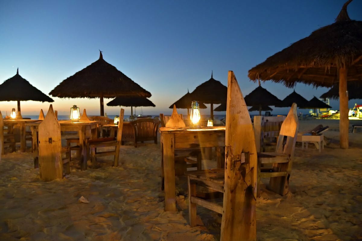 A restaurant on Kendwa Beach