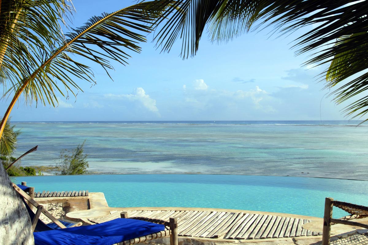 Swimming pool overlooking Kiwengwa